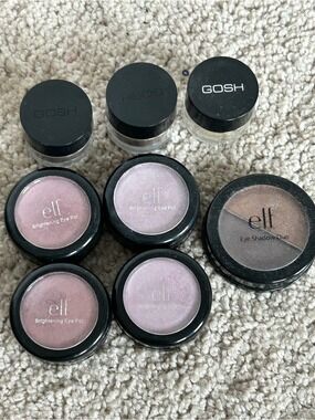 Elf/Gosh Eyeshadow bundle Pink / Lavender / Brown Shades